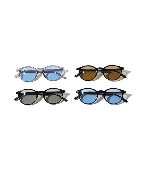 「Subciety」 サングラス FREE ブラック×ブルー メンズ_画像6