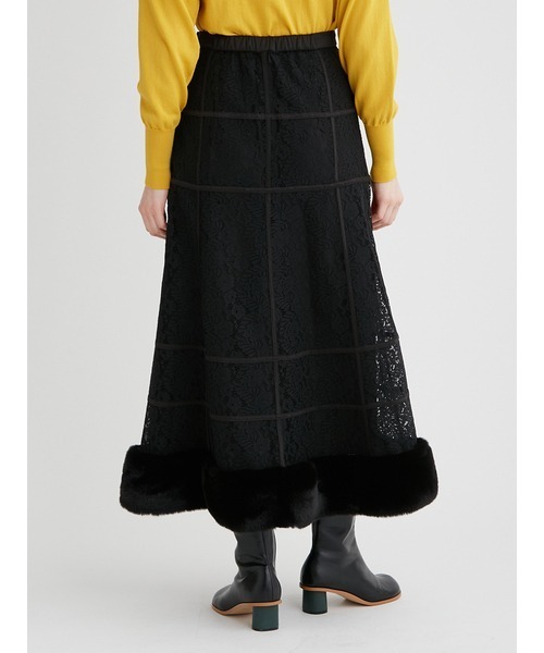 「FURFUR」 フレアスカート FREE ブルー レディース_画像8