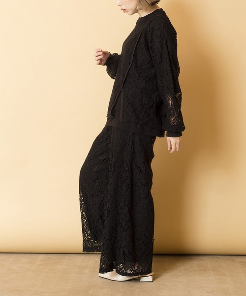 「OSMOSIS」 パンツ ONE SIZE ブラック レディース_画像9