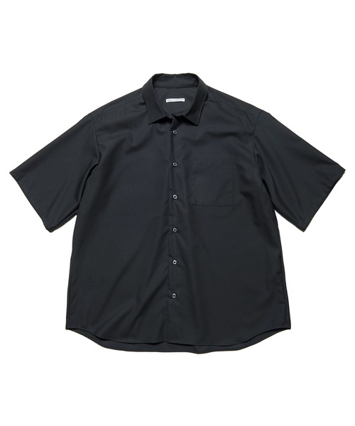 uniform experiment シャツ 半袖 STRETCH WOOL RELAX-FIT S/S SHIRT