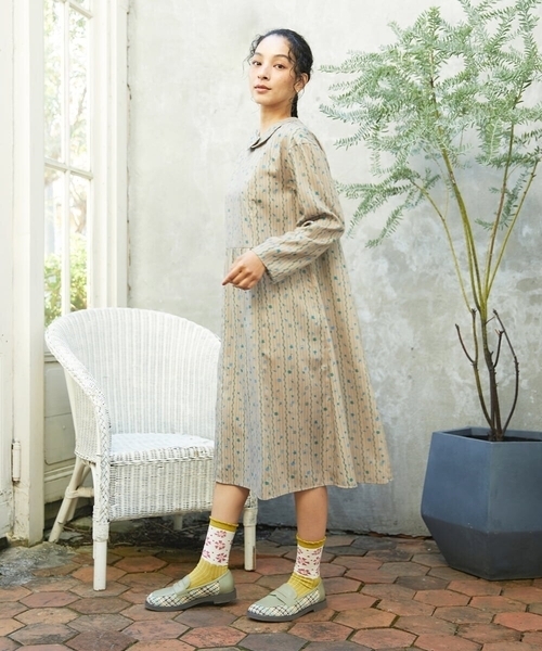 ワンピース Escala de floral プリントワンピースの画像