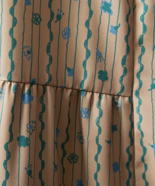ワンピース Escala de floral プリントワンピースの画像