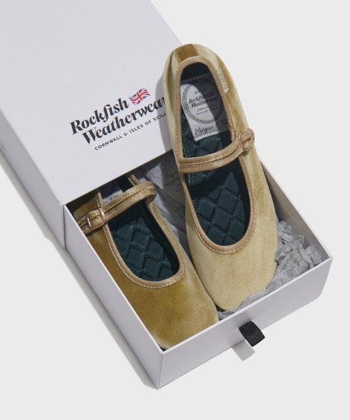 「ROCKFISH WEATHERWEAR」 バレエシューズ 23.5cm ブラック レディース_画像2