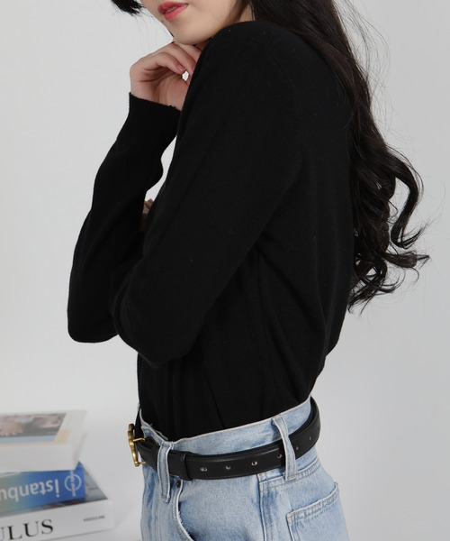 pumpkin port（パンプキンポート） ニット セーター Vネック 長袖