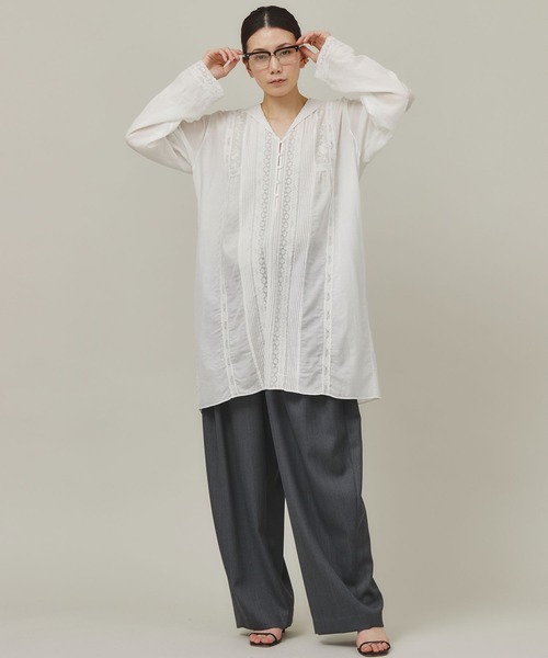 Curensology（カレンソロジー） 長袖ブラウス FREE ホワイト