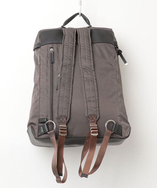 「emmi」 ワンポイントリュック - グレー レディース_画像2