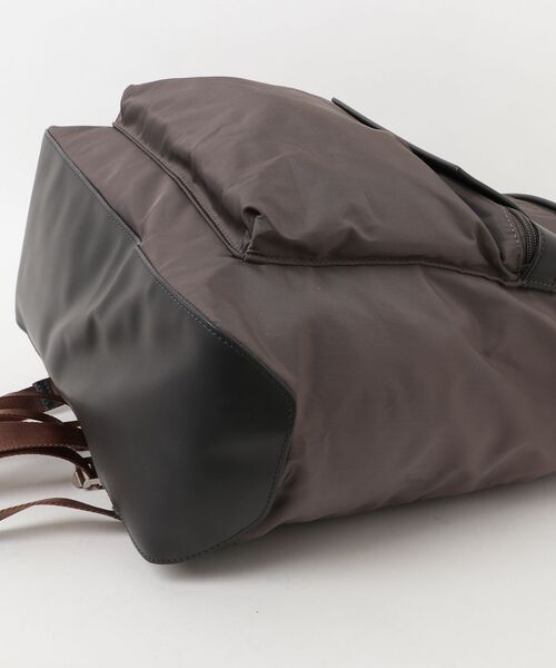 「emmi」 ワンポイントリュック - グレー レディース_画像3