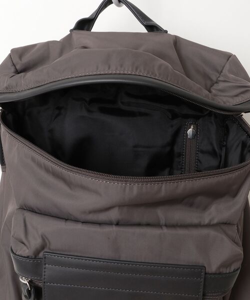 「emmi」 ワンポイントリュック - グレー レディース_画像4