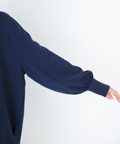 「haco!」 「KAKKO」長袖ブラウス 1 ネイビー レディース_画像7