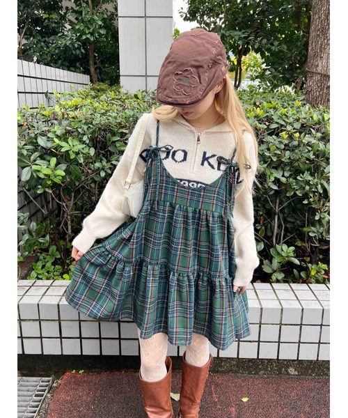 「WC」 ノースリーブチュニック FREE グリーン レディース_画像3