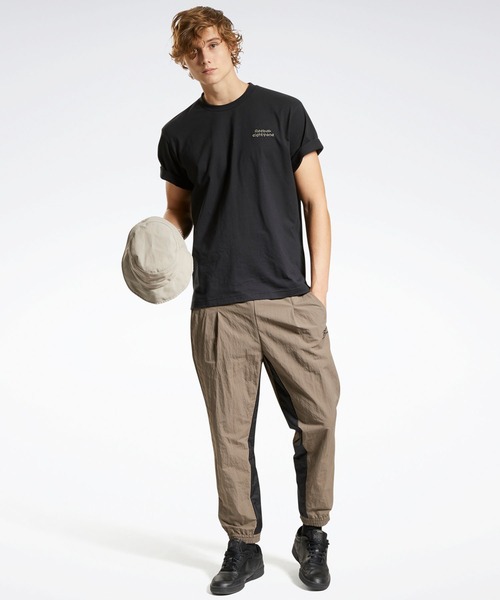 「Reebok」 イージーパンツ LARGE ブラック メンズ_画像5