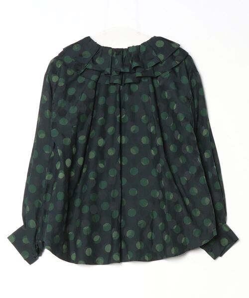 「TOMORROWLAND collection」 長袖ブラウス 36 グリーン系その他4 レディース_画像2