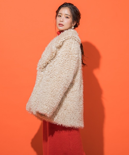 「VICKY」 ピーコート M ブラウン レディース_画像5