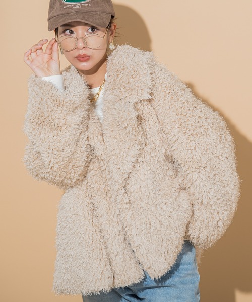 「VICKY」 ピーコート M ブラウン レディース_画像8