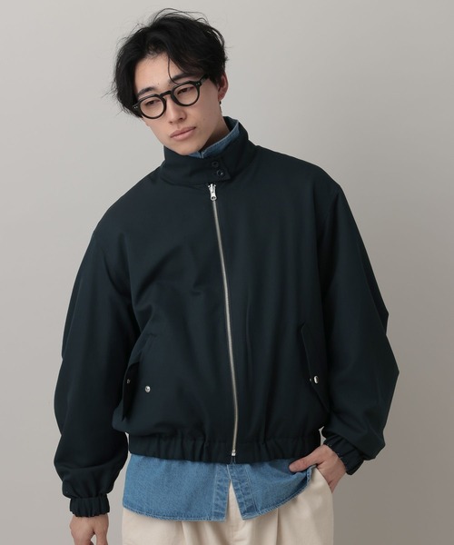 9 150 ブラック　リバーシブルブルゾン RAGEBLUE（レイジブルー） ブルゾン アウター Reversible Stand Neck
