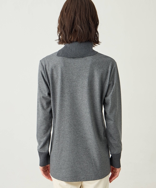 「A/C DESIGN BY ALPHA CUBIC」 長袖カットソー LL ブラック レディース_画像4