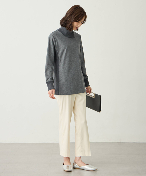 「A/C DESIGN BY ALPHA CUBIC」 長袖カットソー LL ブラック レディース_画像9