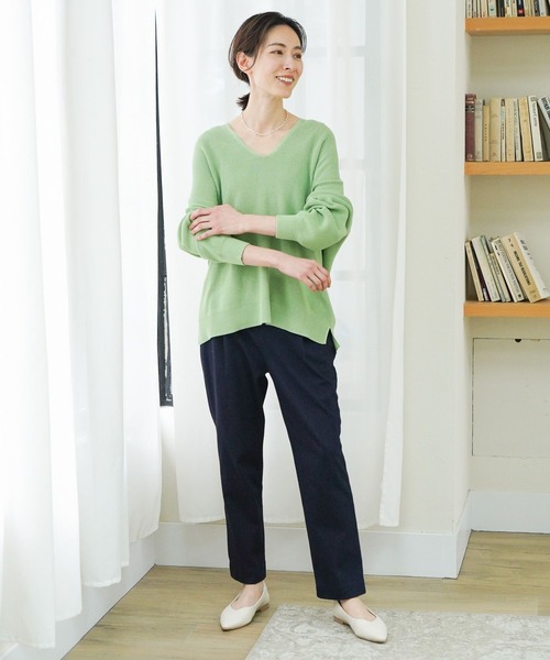 「Elura」 デニムパンツ MEDIUM ネイビー レディース_画像7