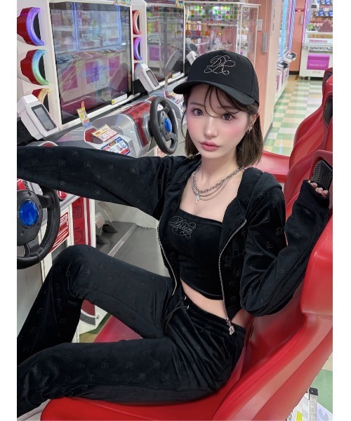 Darich（ダーリッチ） キャップ 帽子 シグネチャーDRロゴビジュー