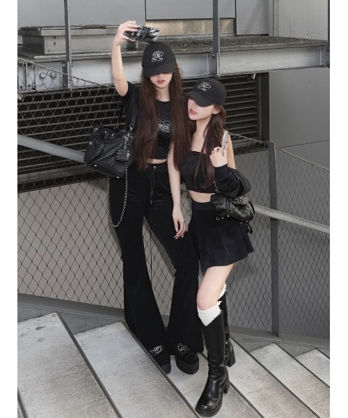 Darich(ダーリッチ) キャップ 帽子 シグネチャーDRロゴビジュー Darich(ダーリッチ) キャップ 帽子 シグネチャーDRロゴビジュー
