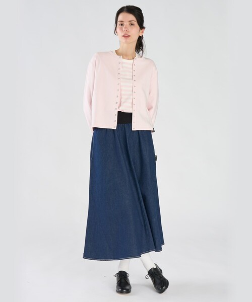 agnes b.（アニエスベー） カーディガン WEBスペシャル ロゴ コットン