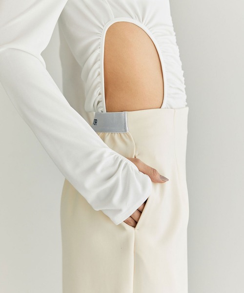 「THINGS THAT MATTER」 長袖カットソー FREE ホワイト レディース_画像8