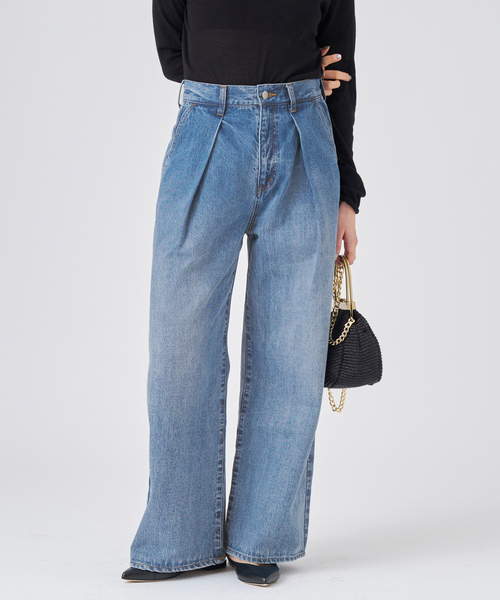 「IENA」 デニムパンツ 36 ブルー レディース_画像8