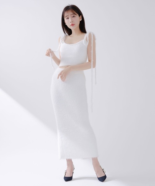 「qumerry.」 セットアップ SMALL ホワイト レディースの画像
