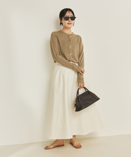 Plage Citizens of humanityスカート26サイズ　べージュ plage（プラージュ） スカート cotton/ny minimal スカート : ZOZOTOWN