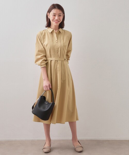 新品タグ付き]Eimy istoire シャツドッキングワンピース シャツ