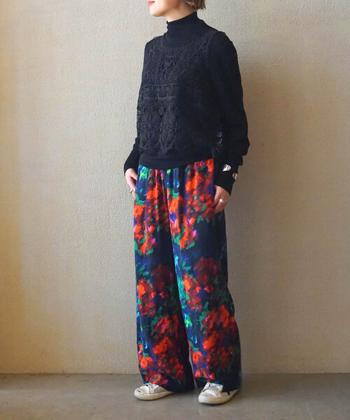 「JOURNAL STANDARD LUXE」 イージーパンツ FREE コバルトブルー レディースの画像