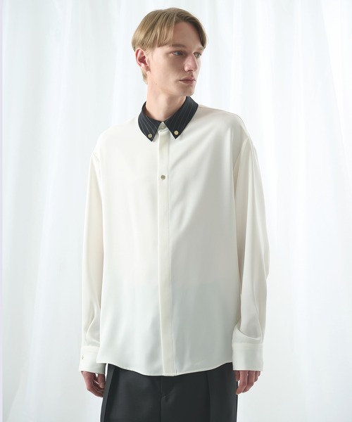 CULLNI（クルニ） シャツ 「CULLNI/クルニ」別注 Cleric Collar Shirt