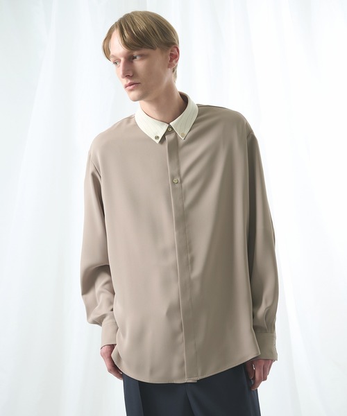 CULLNI(クルニ) シャツ 「CULLNI/クルニ」別注 Cleric Collar Shirt CULLNI(クルニ) シャツ 「CULLNI/クルニ」別注 Cleric Collar Shirt