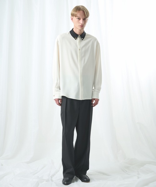CULLNI（クルニ） シャツ 「CULLNI/クルニ」別注 Cleric Collar Shirt