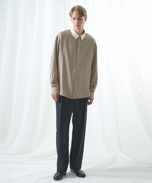 CULLNI（クルニ） シャツ 「CULLNI/クルニ」別注 Cleric Collar Shirt