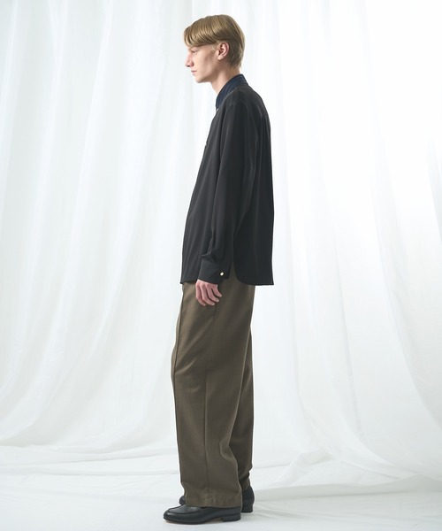 CULLNI（クルニ） シャツ 「CULLNI/クルニ」別注 Cleric Collar Shirt