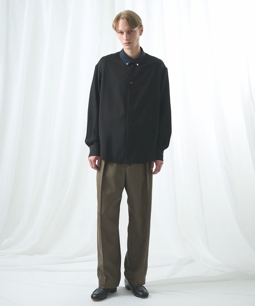 CULLNI（クルニ） シャツ 「CULLNI/クルニ」別注 Cleric Collar Shirt