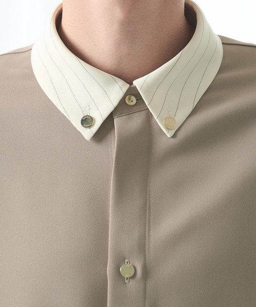 【新品❗️】CULINI クルニ シャツ　※※撮影のみ※※　レア　即決OK CULLNI（クルニ） シャツ 「CULLNI/クルニ」別注 Cleric Collar Shirt