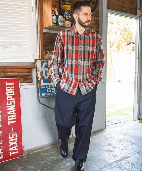 「MR.OLIVE」 デニムパンツ LARGE ブラック メンズ_画像8