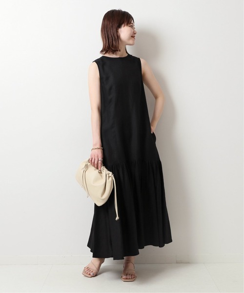 「Spick \u0026 Span」 ノースリーブワンピース 36 オレンジ レディースの画像