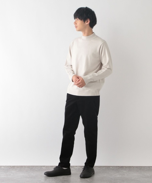 「GLOBAL WORK」 長袖ニット SMALL ホワイト系その他2 メンズ_画像3