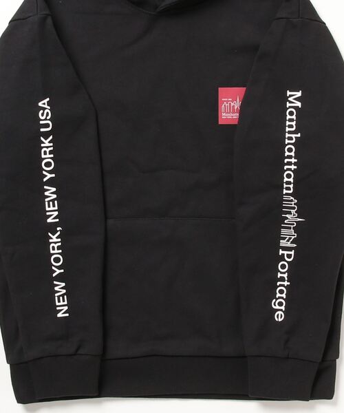「Manhattan Portage」 プルオーバーパーカー MEDIUM ブラック メンズ_画像3