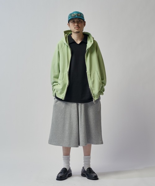 パーカー ピグメントZIPフーディー ITTI exclusive for Lui's メンズの画像