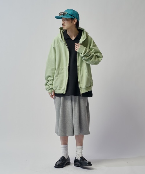 パーカー ピグメントZIPフーディー ITTI exclusive for Lui's メンズの画像