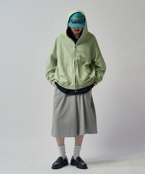 パーカー ピグメントZIPフーディー ITTI exclusive for Lui's メンズの画像