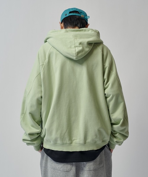 パーカー ピグメントZIPフーディー ITTI exclusive for Lui's メンズの画像