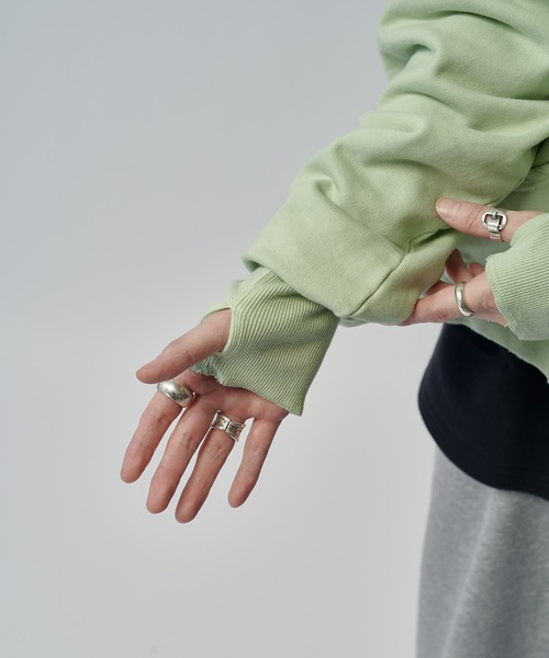 パーカー ピグメントZIPフーディー ITTI exclusive for Lui's メンズの画像