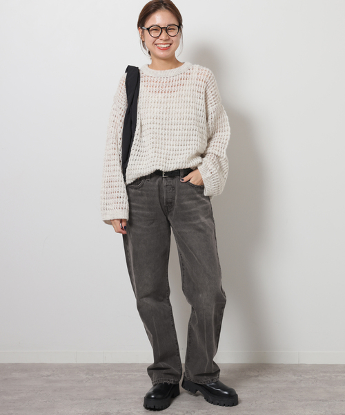 「501」 デニムパンツ 27 ブラック レディース_画像2