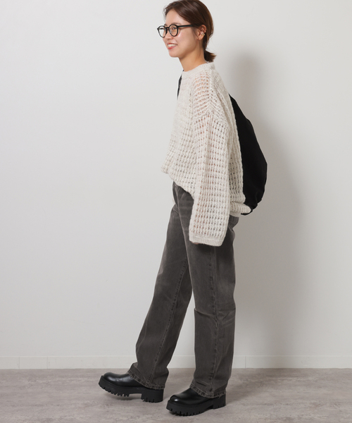 「501」 デニムパンツ 27 ブラック レディース_画像4
