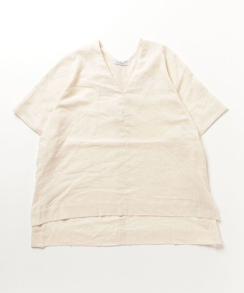 「SHIPS Days」 半袖ブラウス ONE SIZE ベージュ レディース_画像2